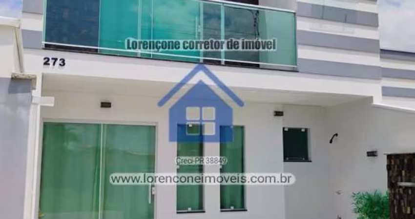 Sobrado para Venda em Pontal do Paraná, Canoas, 3 dormitórios, 1 suíte, 1 banheiro, 1 vaga