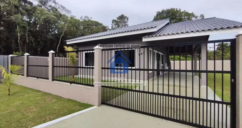 Casa para venda em pontal do paraná, guaraguaçu, 3 dormitórios, 1 suíte, 1 banheiro, 2 vagas