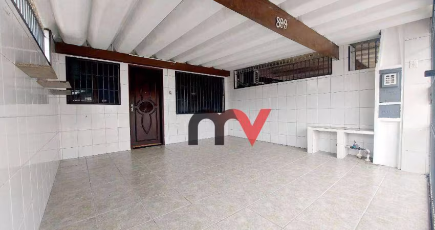 Casa com 2 dormitórios para alugar, 65 m² - Ocian - Praia Grande/SP