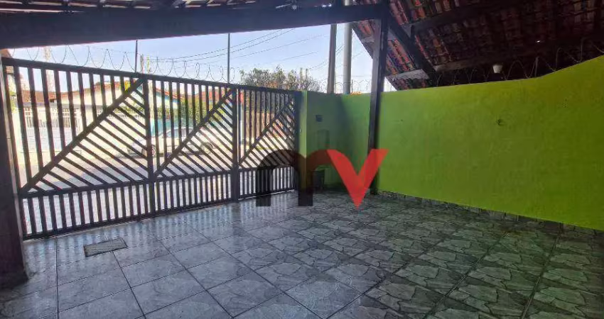 Casa com 3 dormitórios para alugar, 110 m² por r$ 2.600,00/mês - tupi - praia grande/sp