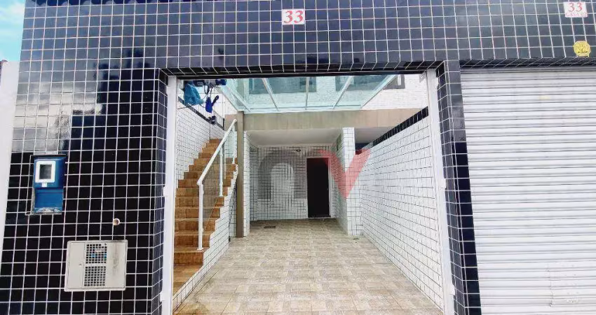 Casa para alugar, 160 m² por r$ 3.500,00/mês - aviação - praia grande/sp