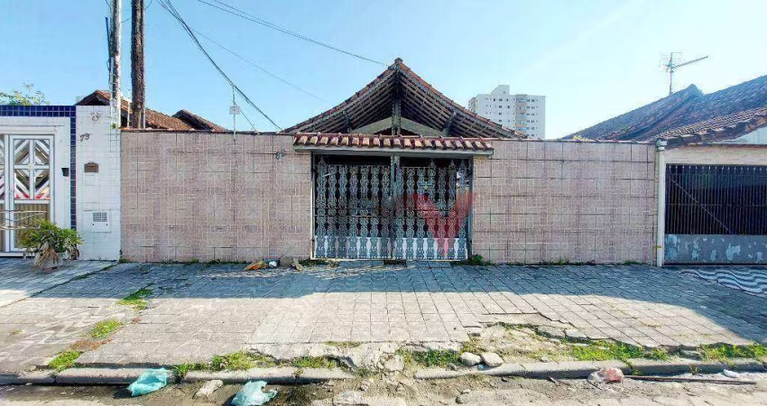 Casa com 2 dormitórios para alugar, 80 m² - Tupi - Praia Grande/SP