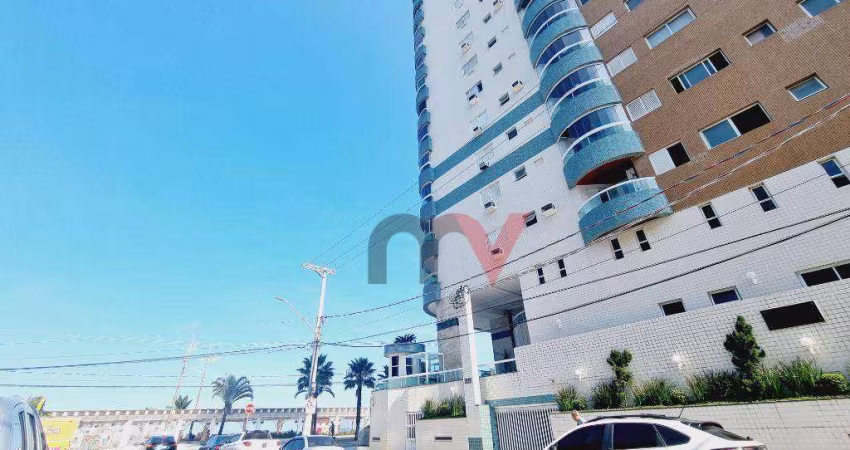 Apartamento com 2 dormitórios para alugar, 92 m² por R$ 3.000,02/mês - Vila Guilhermina - Praia Grande/SP