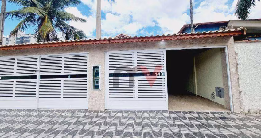 Casa à venda, 110 m² por r$ 585.000,00 - maracanã - praia grande/sp