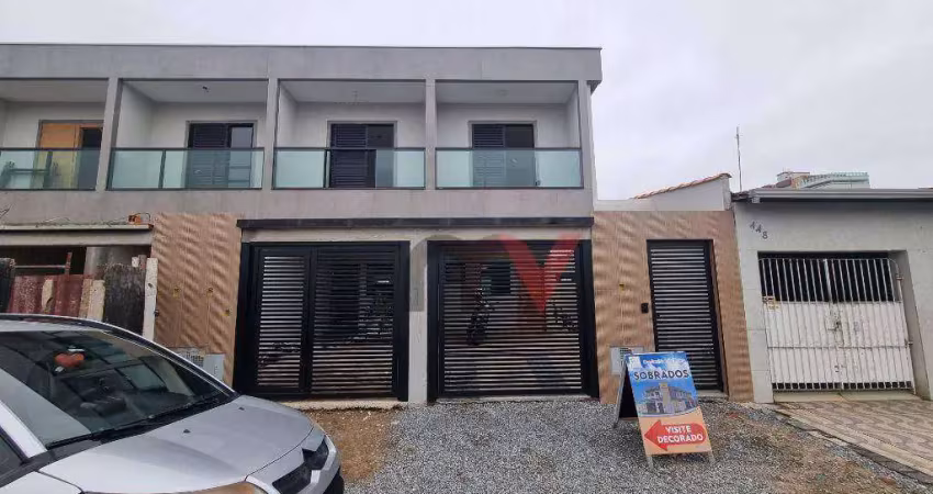 Sobrado à venda, 62 m² por r$ 420.000,00 - vila caiçara - praia grande/sp