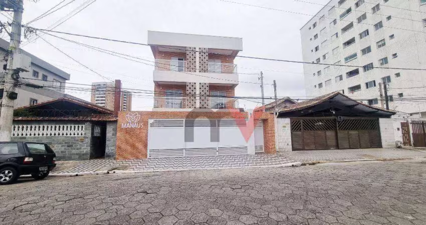 Duplex na guilhermina com 2 dormitórios à venda, 109 m² por r$ 455.000 - vila guilhermina - praia grande/sp