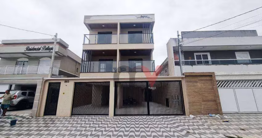 Casa com 2 dormitórios à venda, 58 m² por r$ 310.000 - vila assunção - praia grande/sp