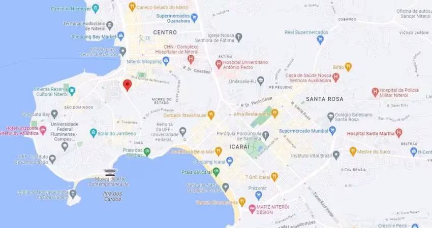 Apartamento 2 quartos com dependência completa rua general andrade neves - são domingos - niterói
