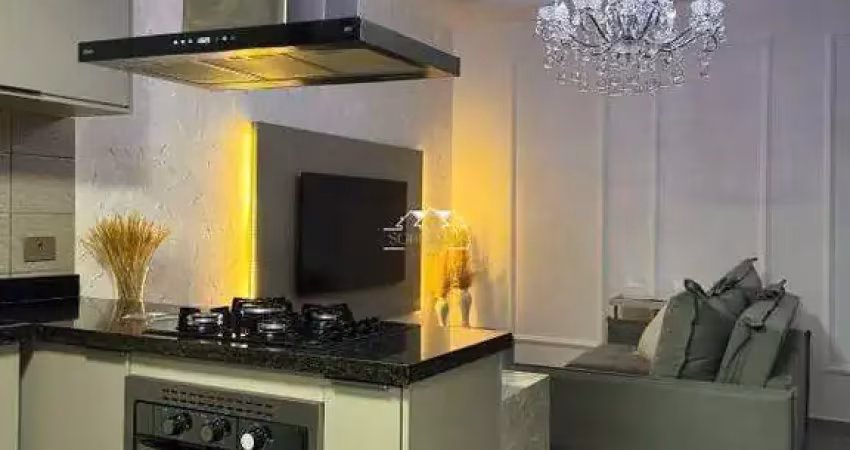 Apartamento à venda, 2 quartos, 1 vaga, vila scarpelli - santo andré/sp