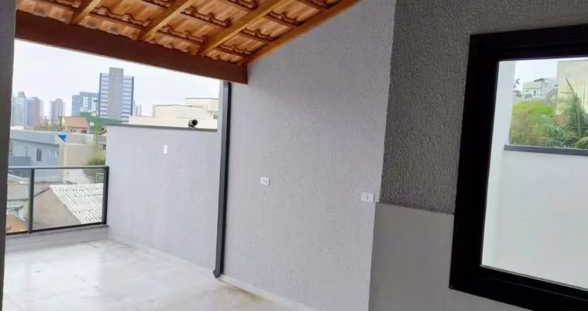 Cobertura à venda, 78 m² por r$ 430.000,00 - vila alice - santo andré/sp