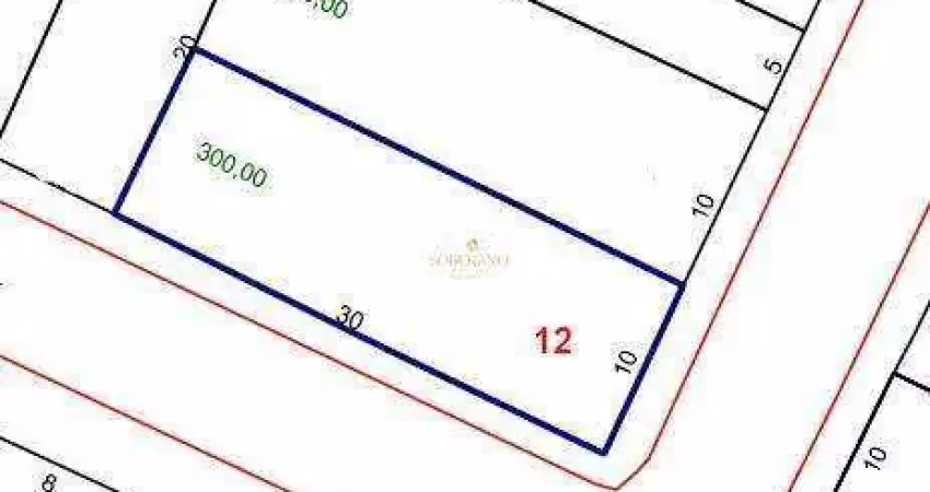 Terreno à venda, 300 m² por r$ 955.000,01 - vila camilópolis - santo andré/sp