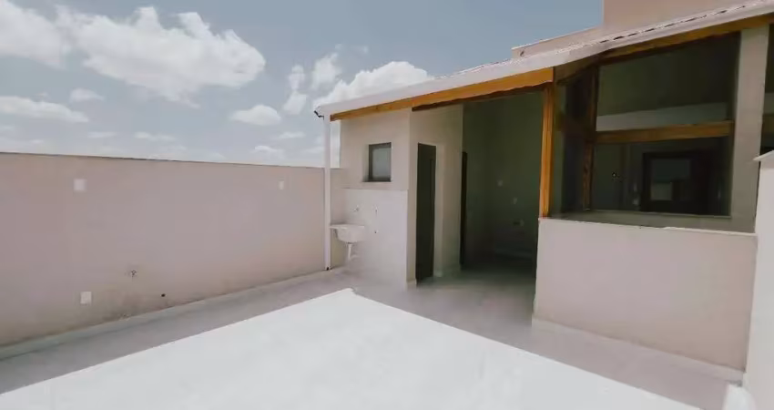 Cobertura à venda, 111 m² por r$ 460.000,00 - jardim do estádio - santo andré/sp