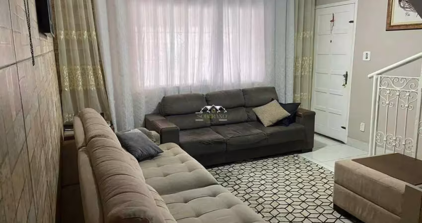 Sobrado à venda, 90 m² por r$ 610.000,00 - vila guarará - santo andré/sp