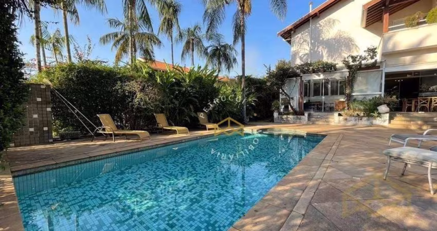 Casa com 6 dormitórios à venda, 629 m² por R$ 6.000.000,00 - Residencial Bougainville - Campinas/SP
