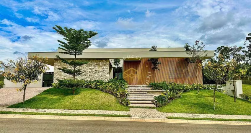 Casa com 4 dormitórios à venda, 500 m² por R$ 6.400.000,00 - Loteamento Residencial Entre Verdes (Sousas) - Campinas/SP