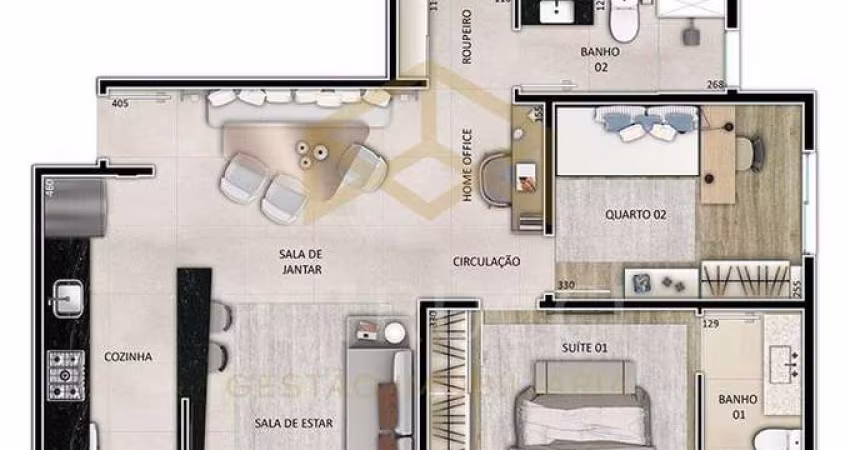 Apartamento Residencial à venda, Jardim Brasil, Campinas - AP4237.