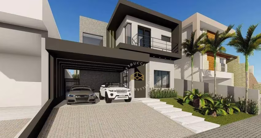 Casa com 3 dormitórios à venda, 238 m² por r$ 2.400.000,00 - condomínio recanto dos paturis - vinhedo/sp