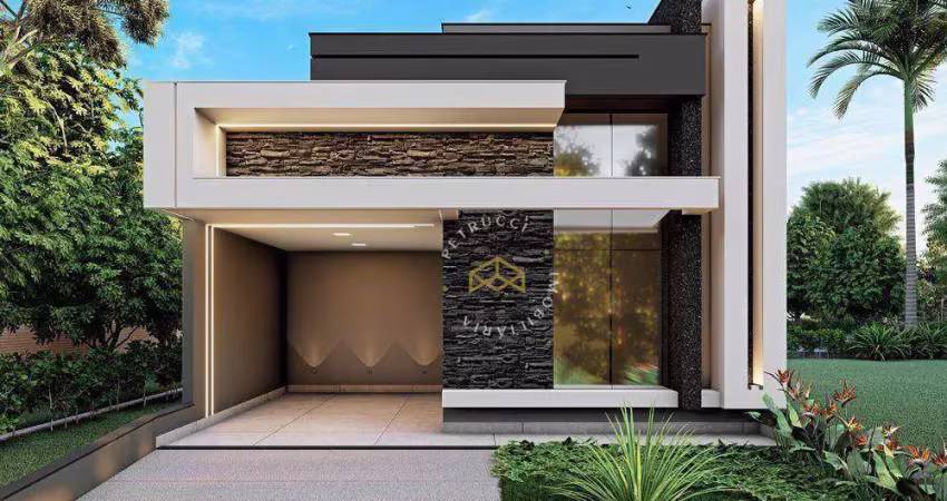 Casa com 3 dormitórios à venda, 138 m² por r$ 1.250.000,00 - loteamento park gran reserve - indaiatuba/sp