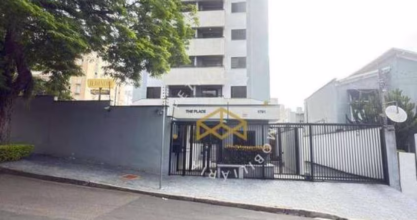 Apartamento com 1 dormitório para alugar, 58 m² - Cambuí - Campinas/SP