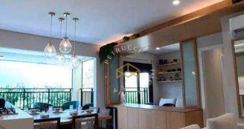 Apartamento com 3 dormitórios à venda, 91 m² por r$ 980.000,00 - jardim das palmeiras - campinas/sp