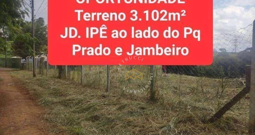 Área à venda, 3102 m² por R$ 2.200.000,00 - Vila Ipê - Campinas/SP