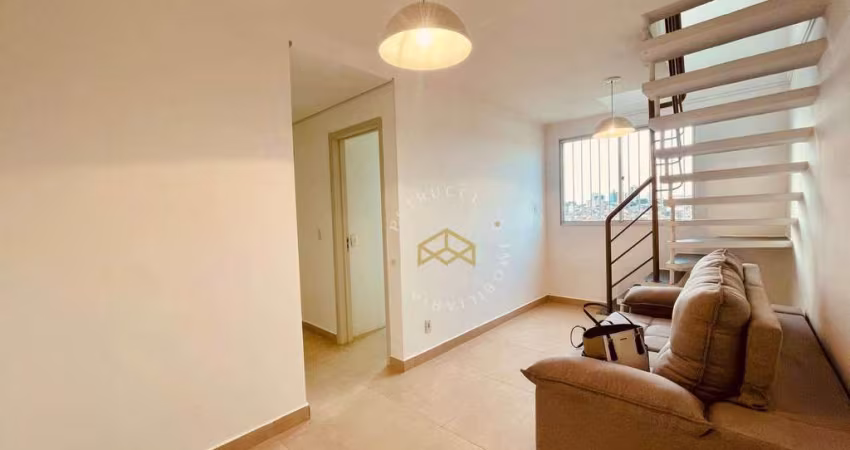 Apartamento com 2 dormitórios, 85 m² - venda por R$ 530.000,00 ou aluguel por R$ 3.600,00/mês - Turquesa Ville - Campinas/SP