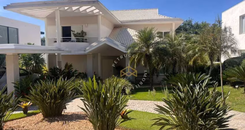 Casa com 4 dormitórios à venda, 540 m² por r$ 6.000.000,00 - loteamento alphaville campinas - campinas/sp