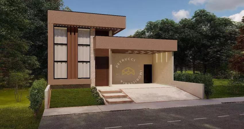 Casa com 3 dormitórios à venda, 166 m²  no residencial jardim de mônaco - hortolândia/sp