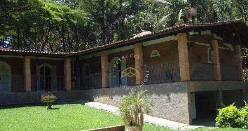 Chácara com 4 dormitórios à venda, 21900 m² - sítio recreio dos cafezais - valinhos/sp