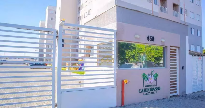 Apartamento com 2 dormitórios à venda, 56 m² - jardim novo ângulo - hortolândia/sp