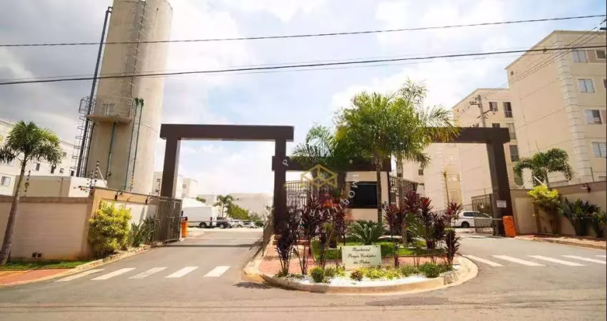 Apartamento com 2 dormitórios à venda, 47 m² - parque das cachoeiras - campinas/sp