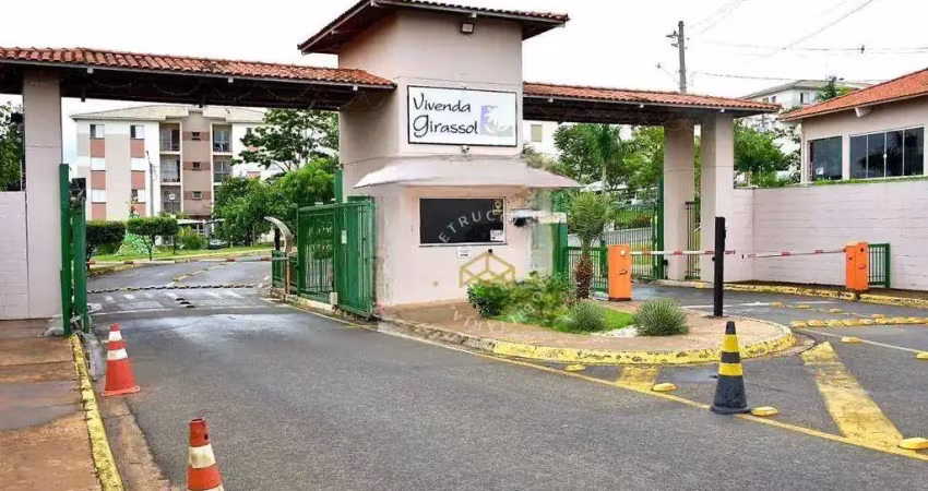 Apartamento com 2 dormitórios à venda, 48 m² - vila inema - hortolândia/sp
