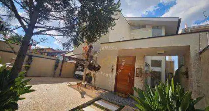 Casa com 3 dormitórios à venda, 191 m² - jardim paiquerê - valinhos/sp