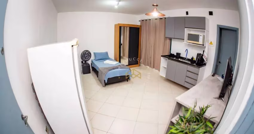 Studio com 1 dormitório para alugar, 20 m² - cambuí - campinas/sp