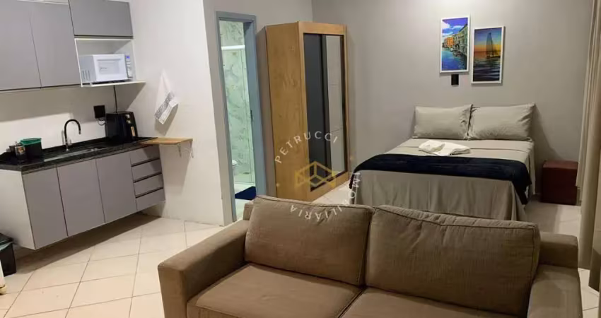 Studio com 1 dormitório para alugar, 30 m² - cambuí - campinas/sp