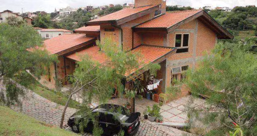 Casa com 4 dormitórios à venda, 350 m² - colinas do ermitage (sousas) - campinas/sp