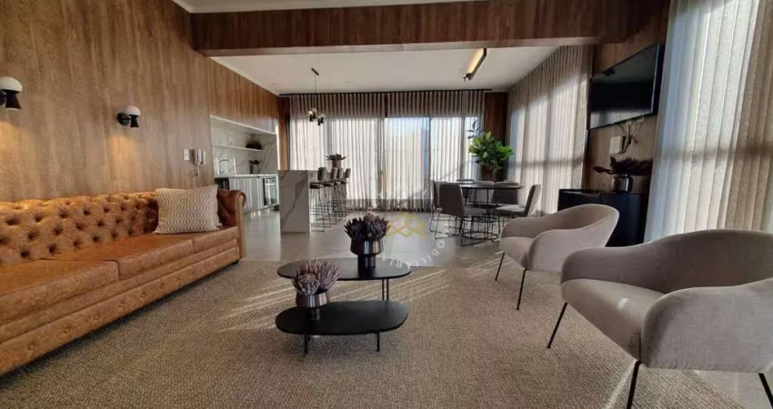 Apartamento com 1 dormitório para alugar, 50 m²  - cambuí - campinas/sp