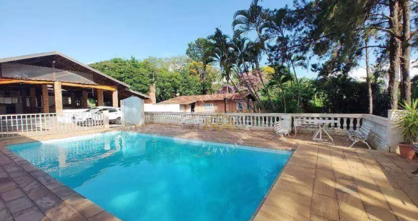 Chácara com 7 dormitórios à venda, 4902 m² por r$ 3.000.000,00 - joapiranga - valinhos/sp