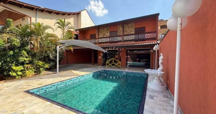 Casa com 5 dormitórios à venda, 315 m² - jardim chapadão - campinas/sp