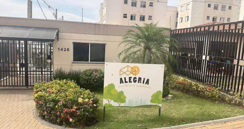 Apartamento com 2 dormitórios à venda, 43 m² por r$ 240.000,00 - jardim do lago ii - campinas/sp