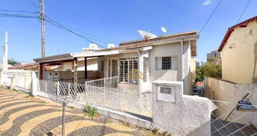 Casa com 3 dormitórios para alugar, 90 m² por r$ 1.650,00/mês - vila industrial - campinas/sp