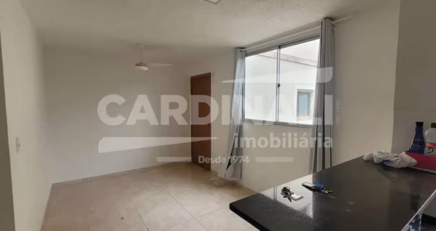 apartamento de dois dormitórios.