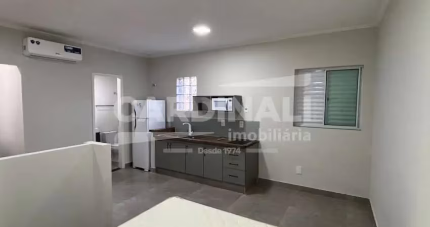 Apartamento studio com 1 dormitório e 28 m², novo e mobiliado em barão geraldo  próx. à unicamp