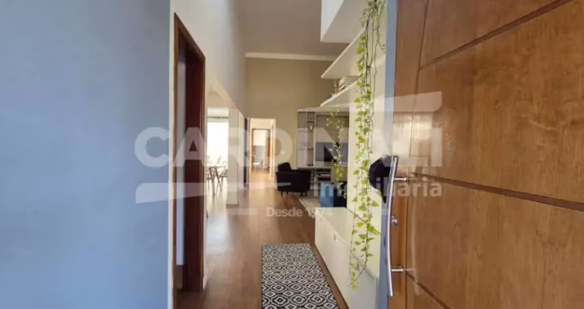 Casa um condomínio fechado com 155m² de área construída e lote com 308m² em são carlos - sp