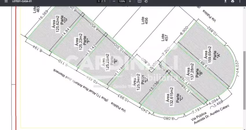 Terreno à venda na Rua Antonio Carlos Giampedro Júnior, LOTE PARTE A, S/N, Residencial Astolpho Luiz do Prado, São Carlos