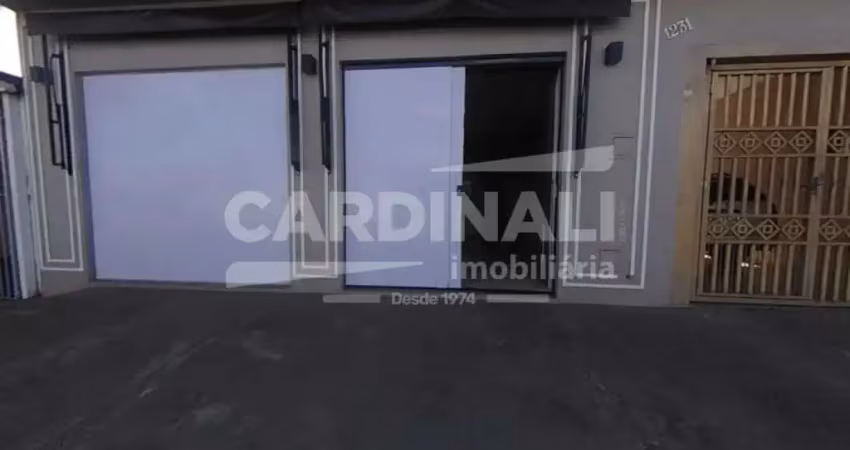 Salão comercial com um banheiro em ótima localização e são carlos.