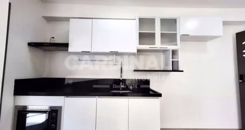 Apartamento à venda no cambui com 1 dormitório, praticidade e lazer em condomínio completo