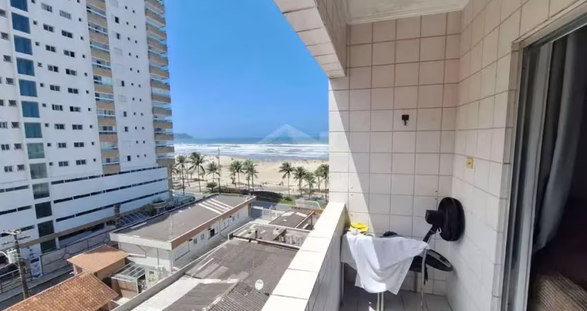 Prédio frente ao mar. apartamento 02  dormitório com sacada ampla, morada na praia.com.br