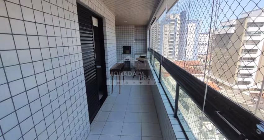 Apartamento MOBILIADO na Guilhermina 2 Dormitórios, Sacada, Confira na Imobiliária em Praia Grande.