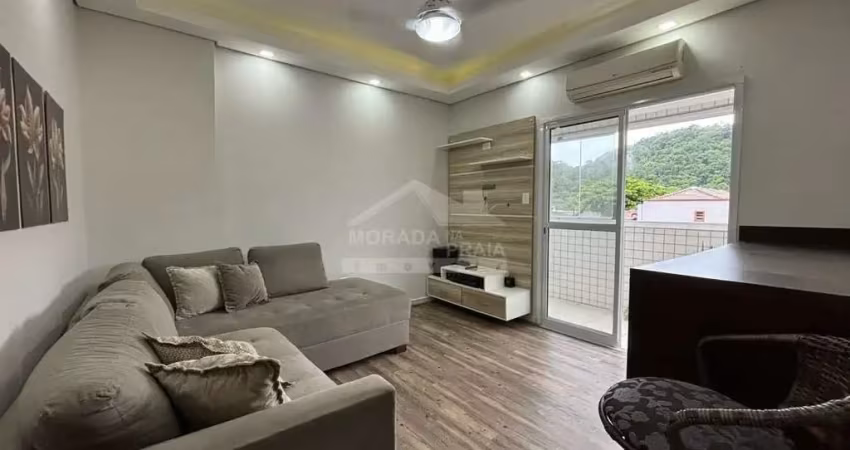 Apartamento mobiliado no canto do forte, 2 dormitórios, confira na imobiliária em praia grande.